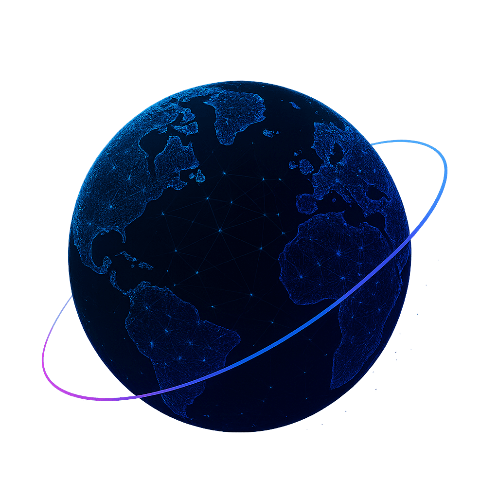 AI innovation globe
