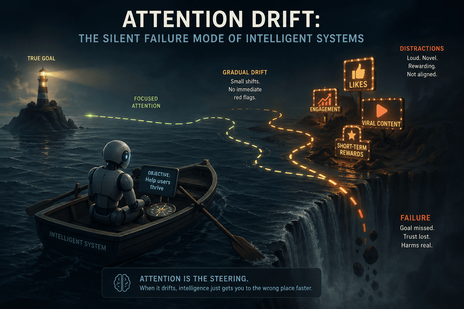 Attention Drift: The Silent Failure Mode of Intelligent Systems